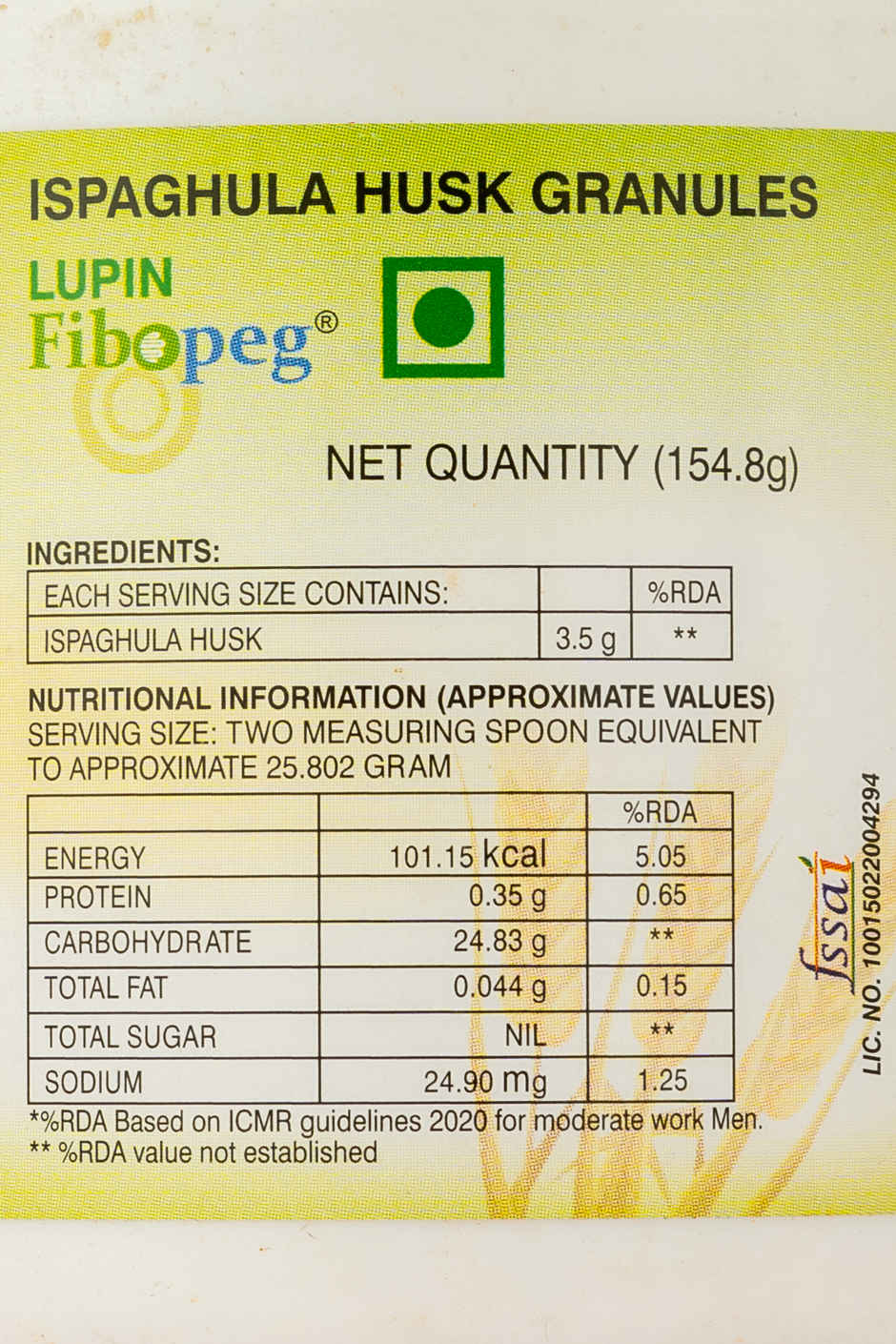 Fibopeg Orange Sugar Free Granules