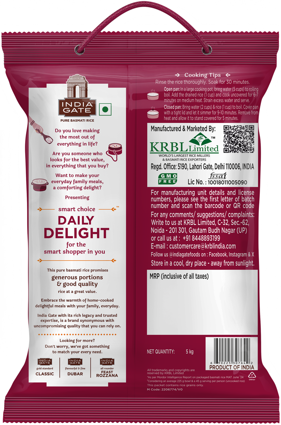 India Gate Daily Delight Basmati Rice | Short Grain