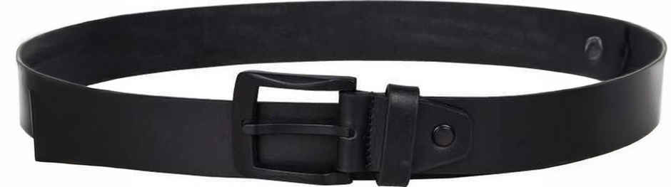 Kaezri Genuine Leather Black Buckle Belt for Men | Katabbd - 36