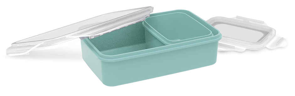 All Time Lock & Safe Storage Containers Set Of 2, (1250 ml X 1, 350 ml X 1 ) (Colour May Vary)