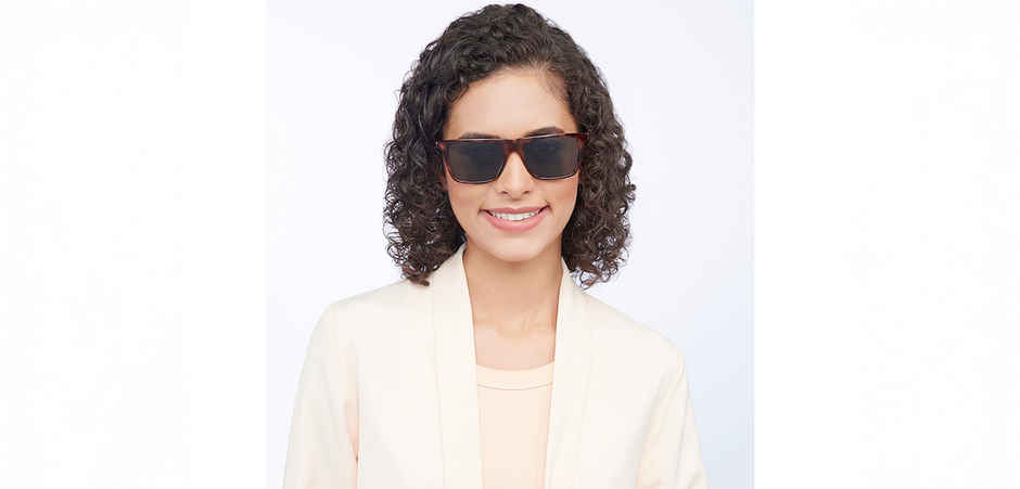 Vincent Chase By Lenskart Unisex Wayfarer Sunglasses | Brown Tortoise - L