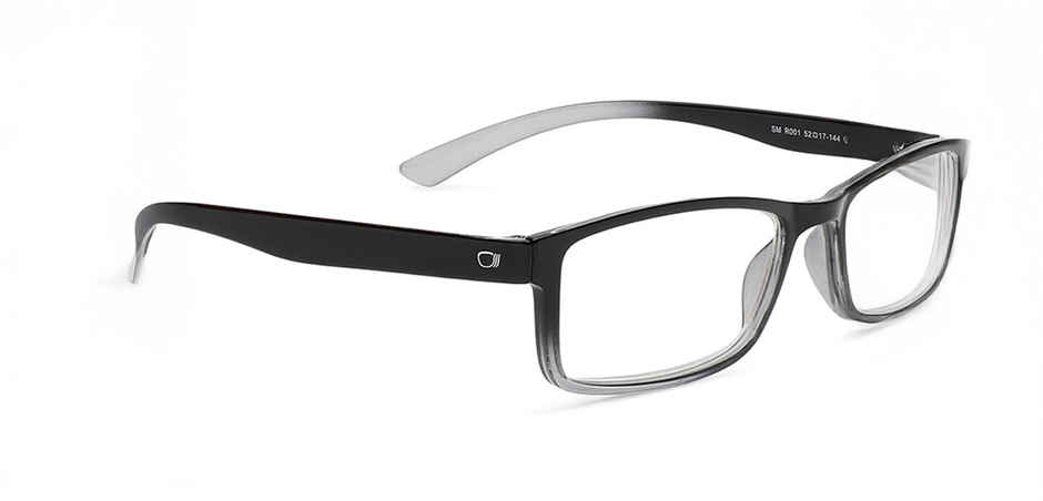 Specsmakers Unisex Solid TR90 Computer Glasses | Black
