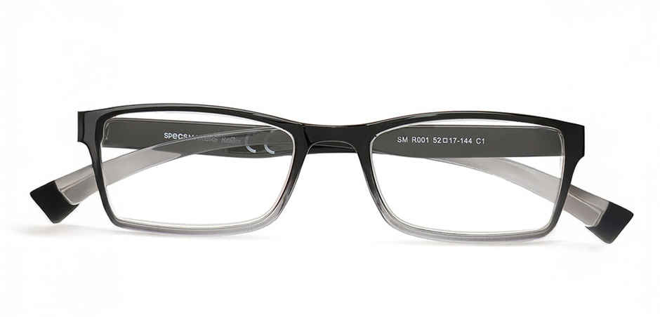 Specsmakers Unisex Solid TR90 Computer Glasses | Black