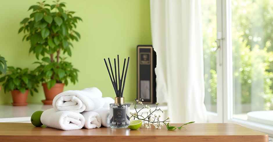 The Gift Studio Reed Diffuser Lime Basil Crush - 150 ml