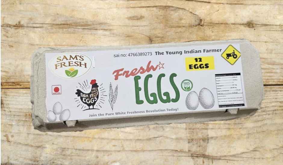 Sam'S Fresh White Eggs Pack Of 12