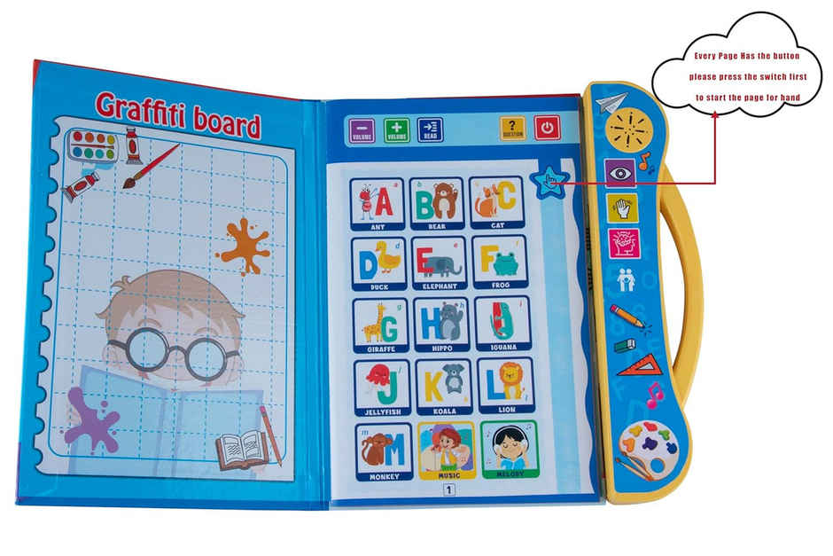 Fablue Intelligence Musical Study Book For Kids - Educational And Learning Toy