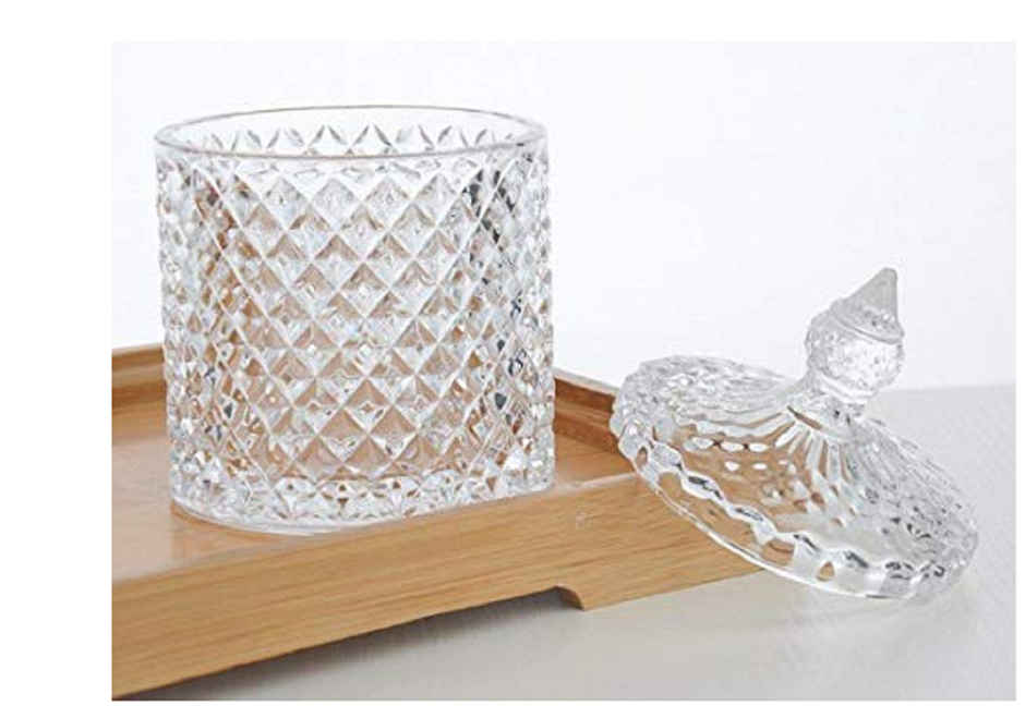 Soham Housewares Green Apple 4.3 " Inch Glass Big Candy Jar-Single- Tg1030-5.5