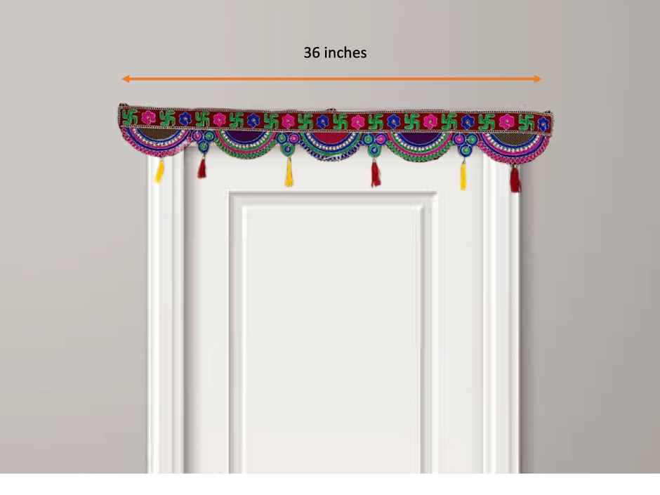 Swastik Flower Moti Toran | Multicolour | Gullak