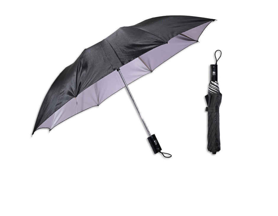 Citizen 21 Black Silver Umbrella | 2 Folds