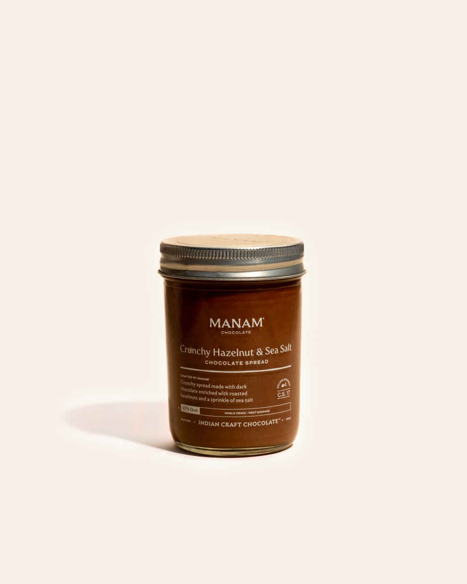 Crunchy Hazelnut & Sea Salt Chocolate Spread | 67% Dark