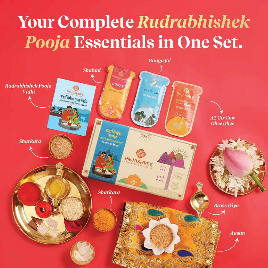 Rudrabhishek Puja Kit for Shiv Abhishek | Complete Puja Essentials | Pujashree