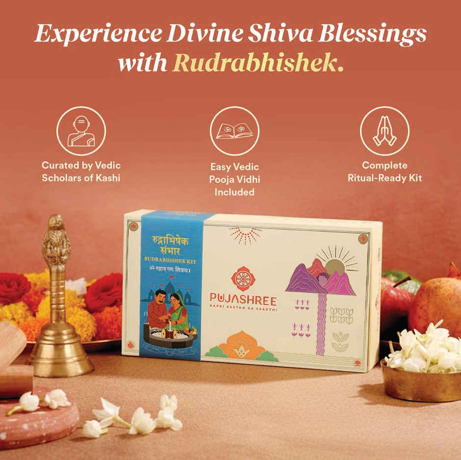 Rudrabhishek Puja Kit for Shiv Abhishek | Complete Puja Essentials | Pujashree