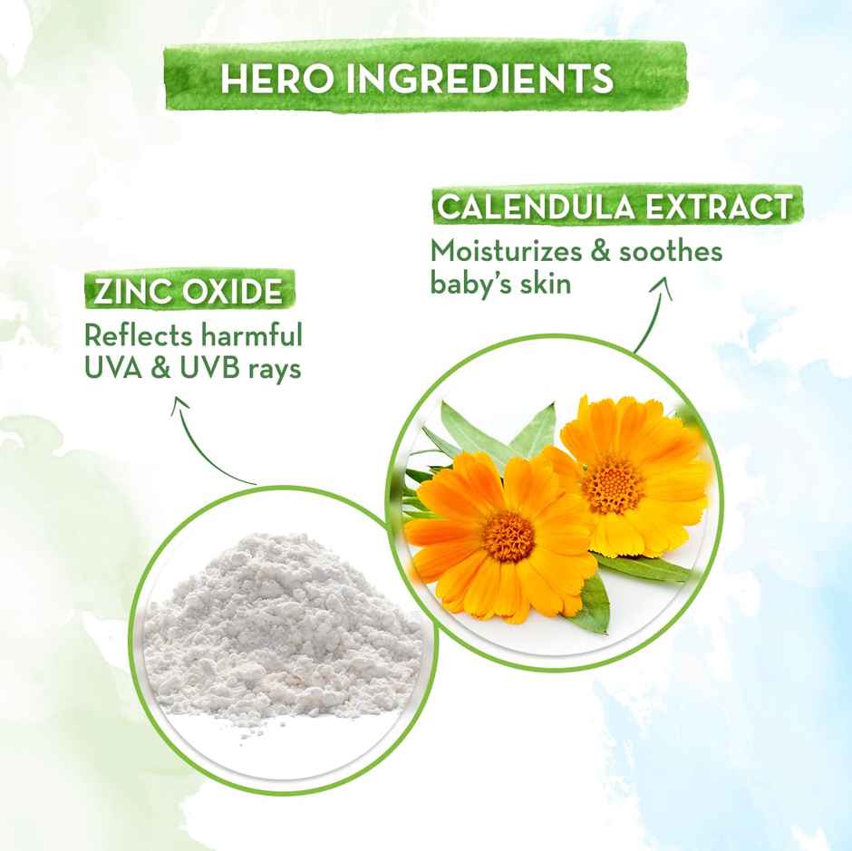 Mamaearth Baby Rich Moisturizing Ultra Light Sunscreen50G Spf 50 & Pa++++