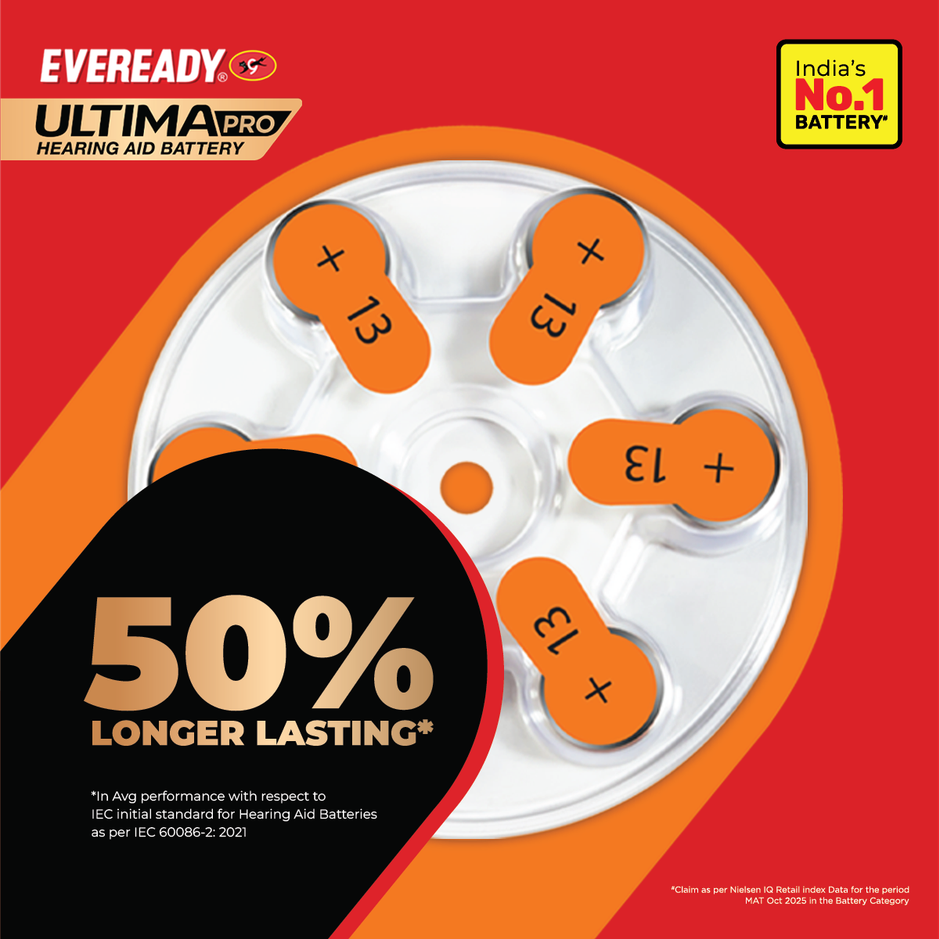 Eveready Ultima Pro Hearing Aid Batteries | Size 13