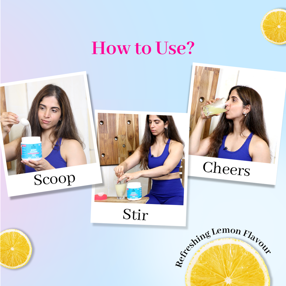 Chicnutrix Japanese Marine Collagen Peptides + 2 mg Astaxanthin, Lemonade Flavour