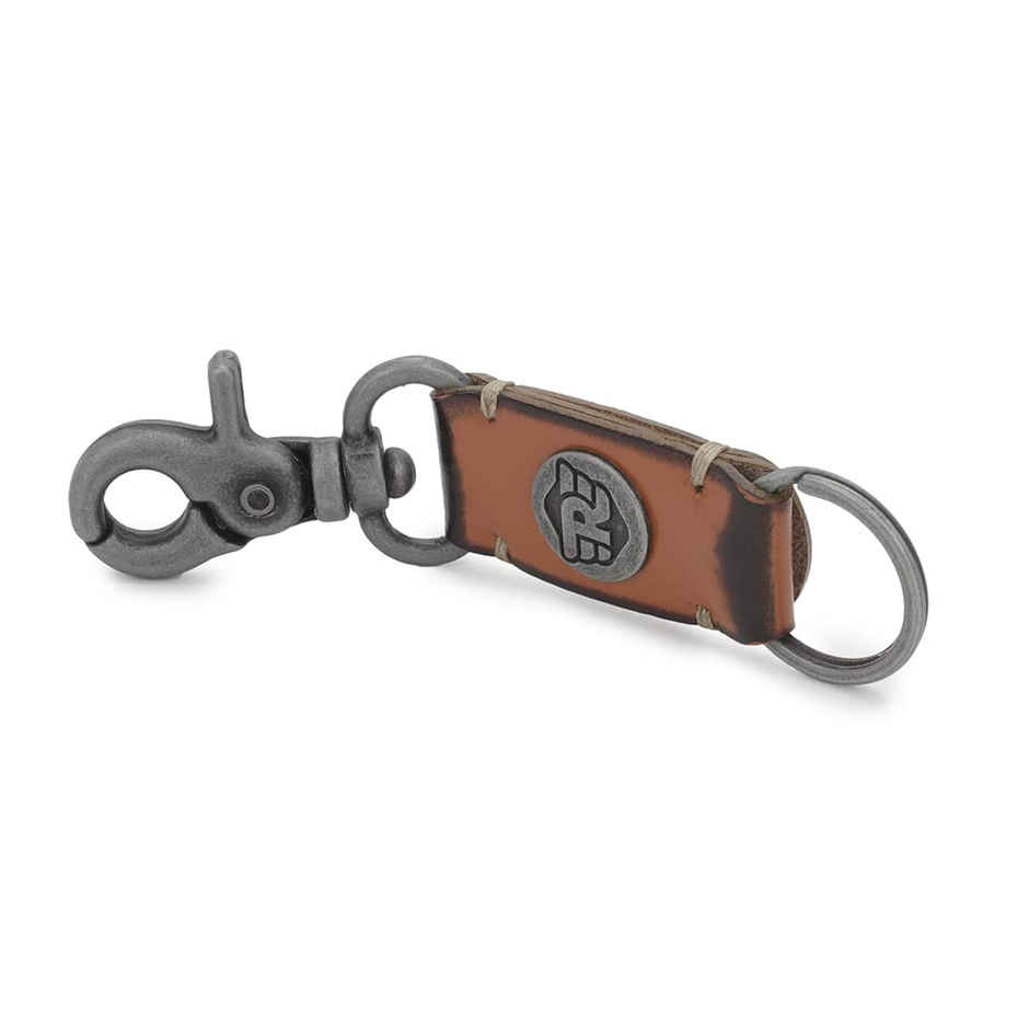 Royal Enfield Leather Key Chain | Tan