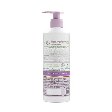 Mamaearth Rosemary Anti-Hair Fall Shampoo With Rosemary & Methi Dana
