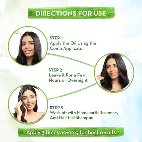 Mamaearth Rosemary Hair Growth Oil With Rosemary & Methi Dana