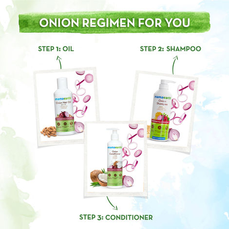 Mamaearth Onion Shampoo For Hair Fall Control & Hair Growth With Onion & Plant Keratin