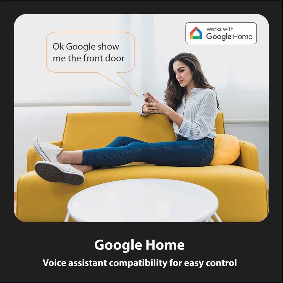 CP PLUS E35Q 3MP Resolution Smart Wi-Fi CCTV Camera with CTC Cyber Secure Tech & Cloud Storage