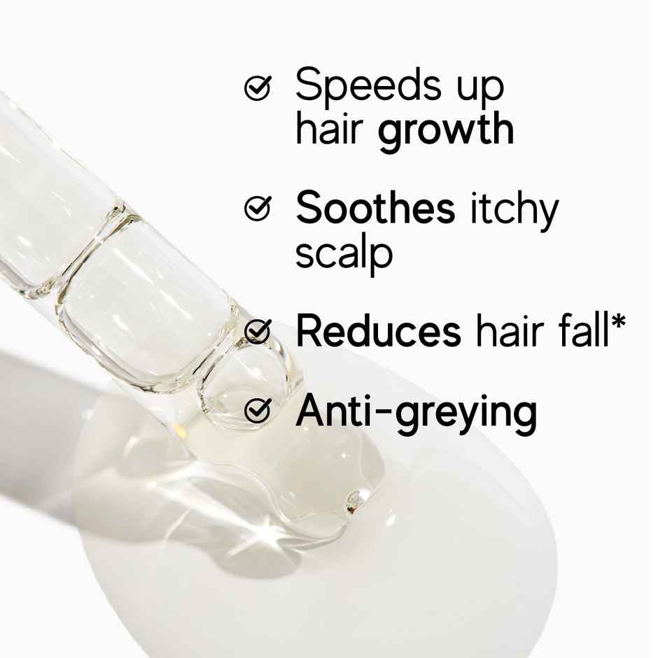 inde wild Moonlight Scalp Serum with Moringa, Bhringraj & Amla | Healthy Scalp & Hair Density