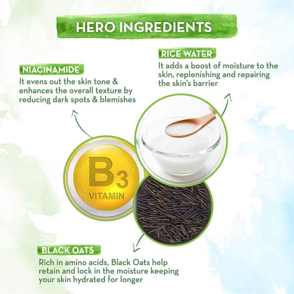 Mamaearth Rice Gel Face Moisturizer With Rice Water & Niacinamide For Glass Skin