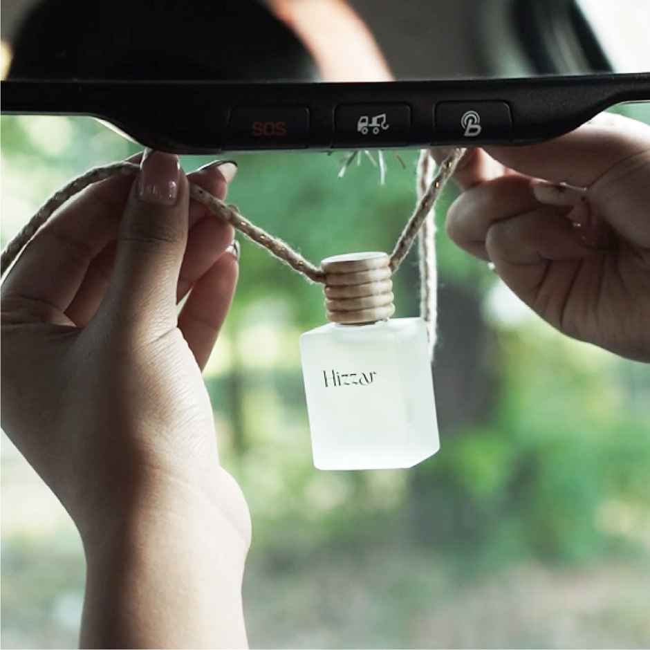 Hizzar Premium Car Air Freshener Hanging Pod | Royal Oudh