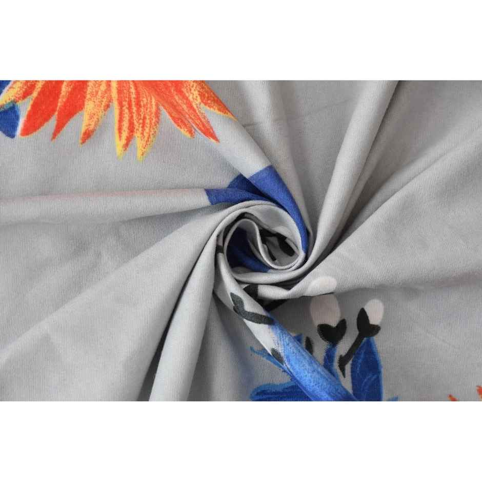 Swadeshi Style Elastic Fitted King Size Double Bed Bedsheet with 2 Pillow Vintage Inspired