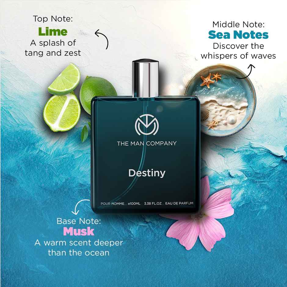 The Man Company Eau De Parfum Destiny | Long Lasting Perfume For Men I Gifts for him