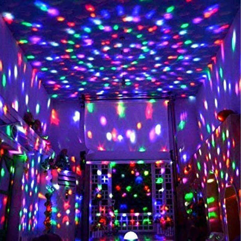 3 W Disco Bulb - Multicolor | 360 Degre Rotating