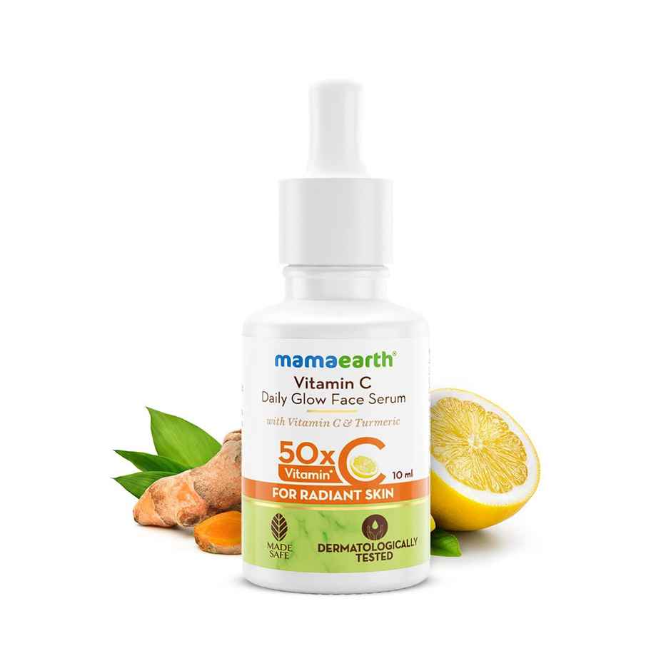 Mamaearth Vitamin C Daily Glow Face Serum With Vitamin C & Turmeric For Radiant Skin