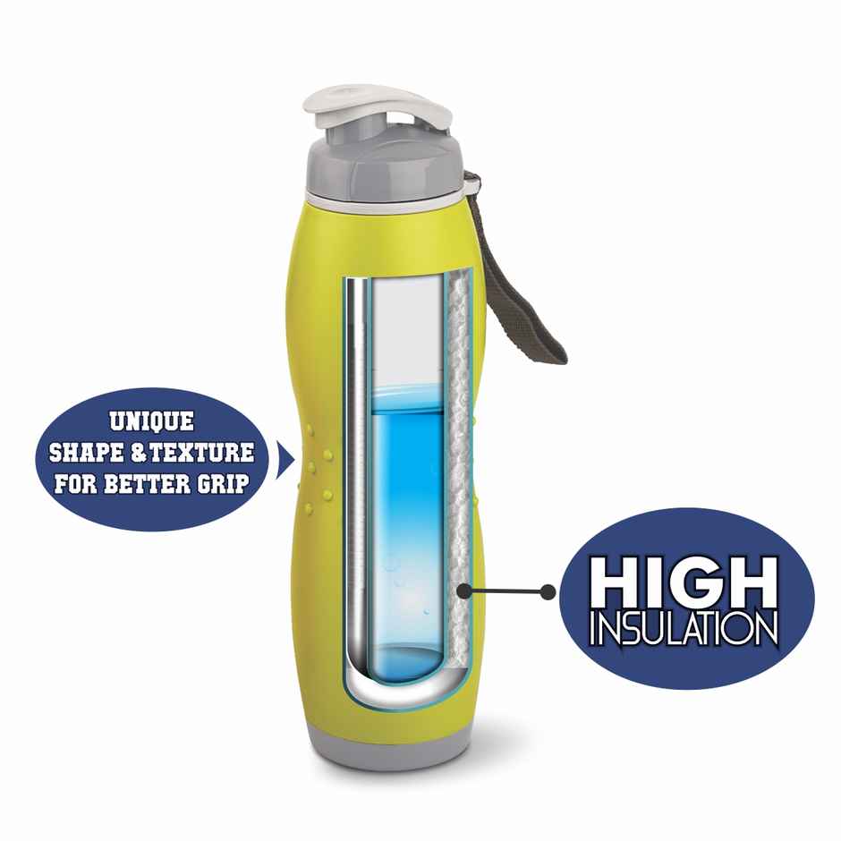 Asian Cool Splash Insulated Water Bottle 800 ml, Assorted Color