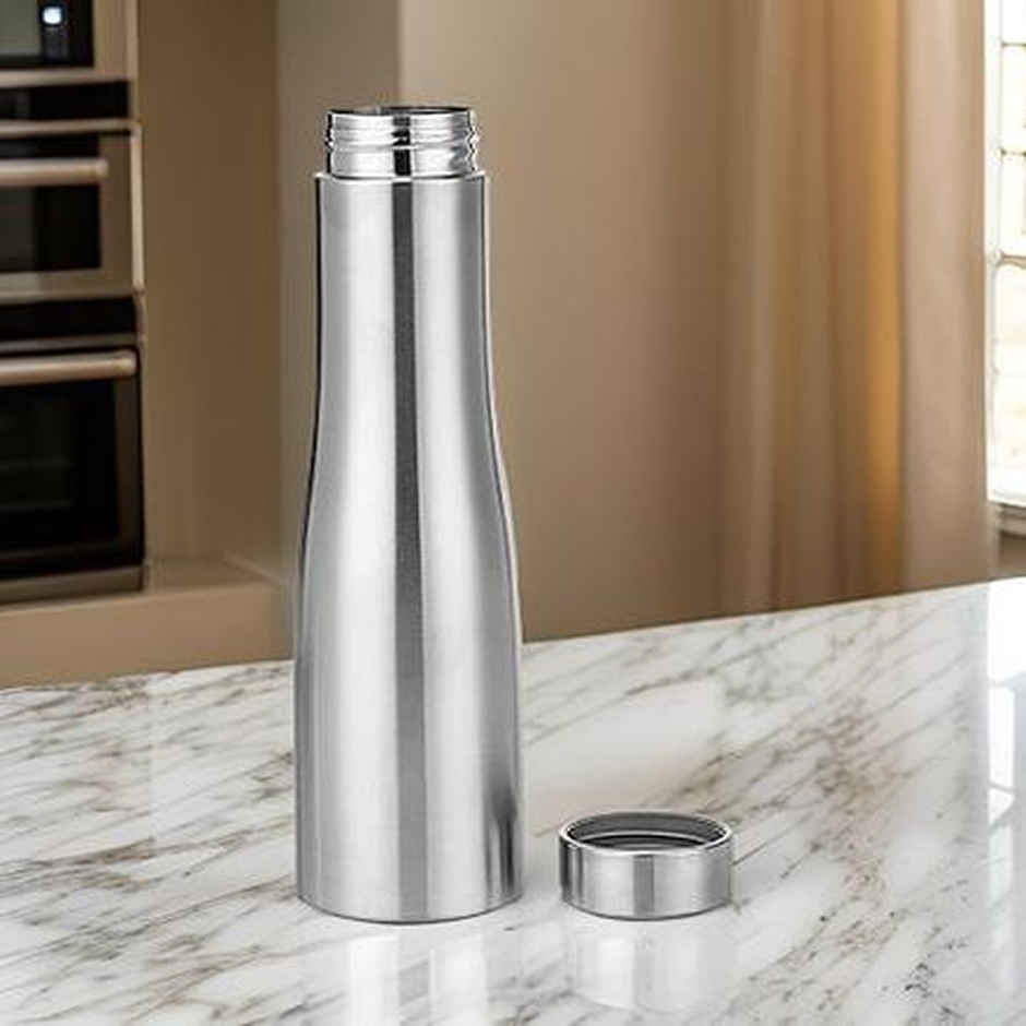 Roxx Strom Stainless Steel Classic Steel Bottle | Silver | 1 L