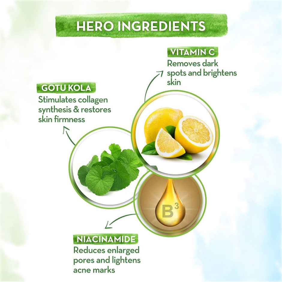 Mamaearth 10% Vitamin C Face Serum, Essence Serum With Vitamin C & Gotu Kola For Skin Illumination