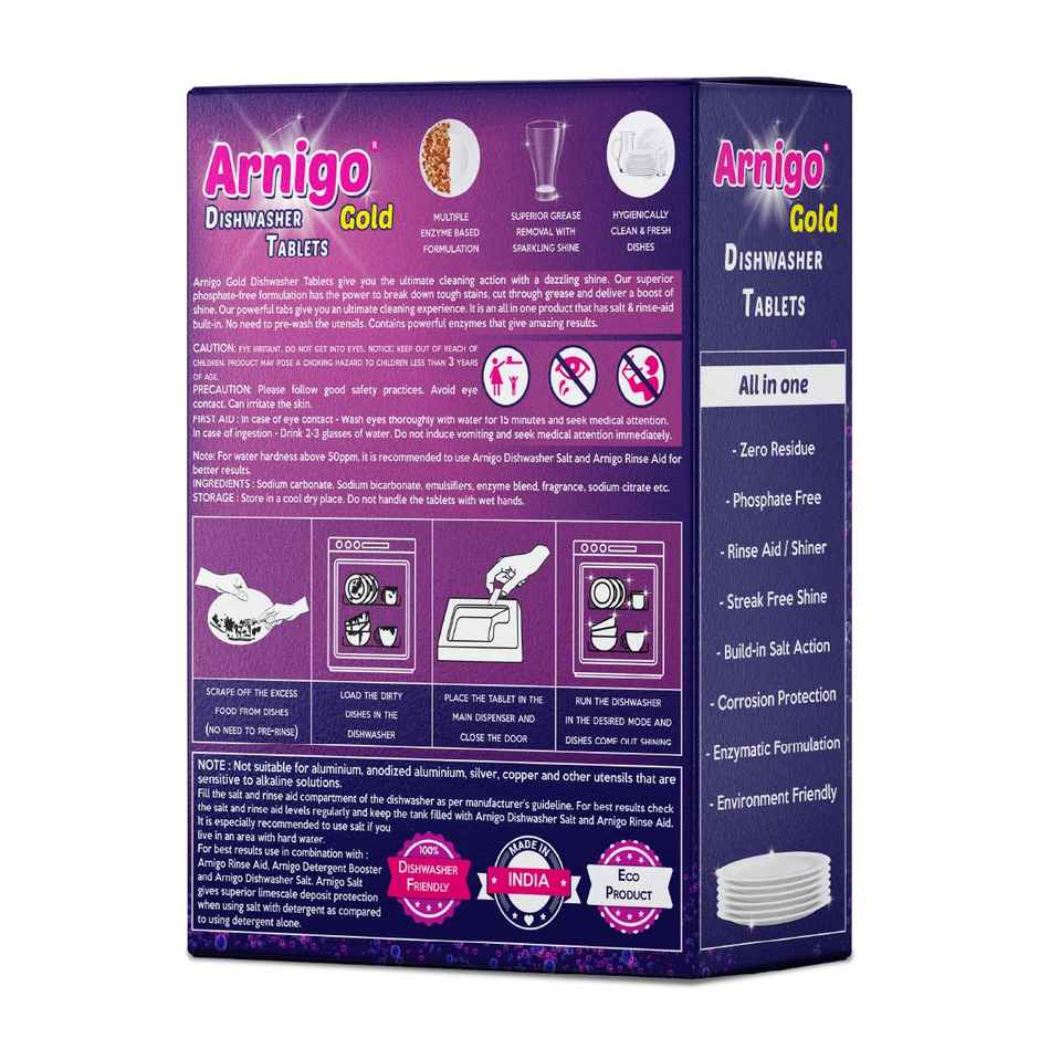 Arnigo Gold Dishwasher Tablets | Phosphate Free