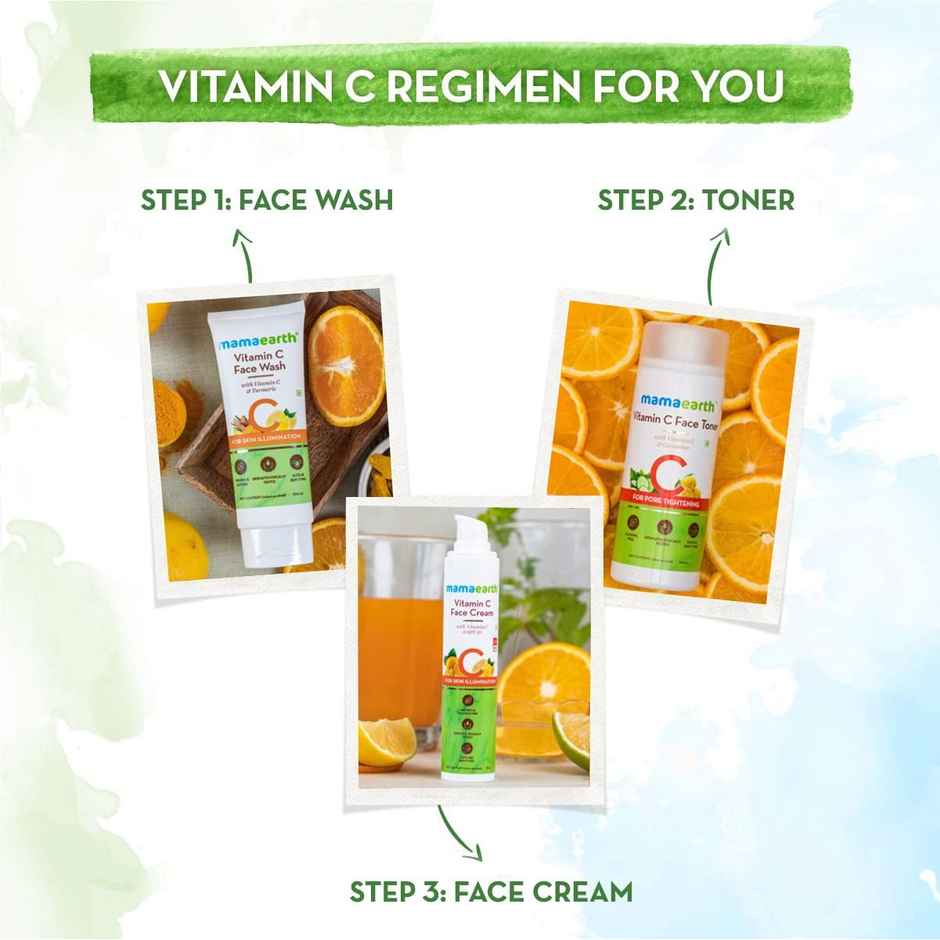 Mamaearth Vitamin C Face Wash with Vitamin C and Turmeric for Skin Illumination