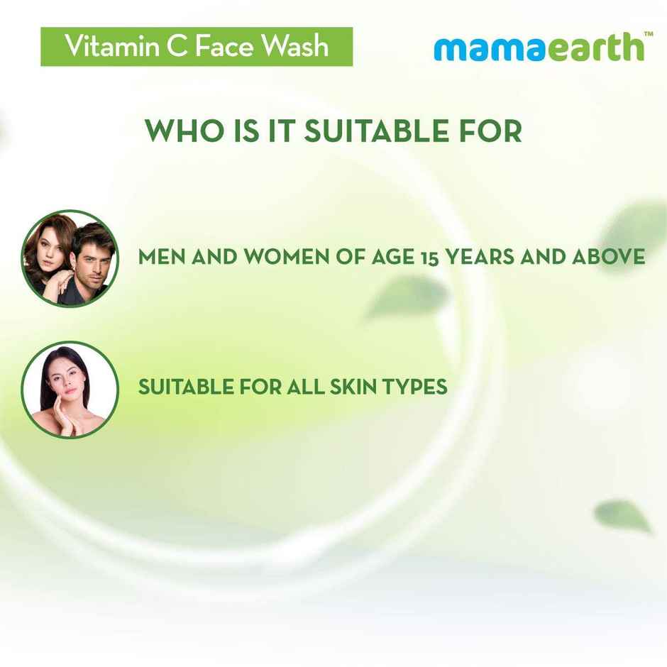 Mamaearth Vitamin C Face Wash with Vitamin C and Turmeric for Skin Illumination