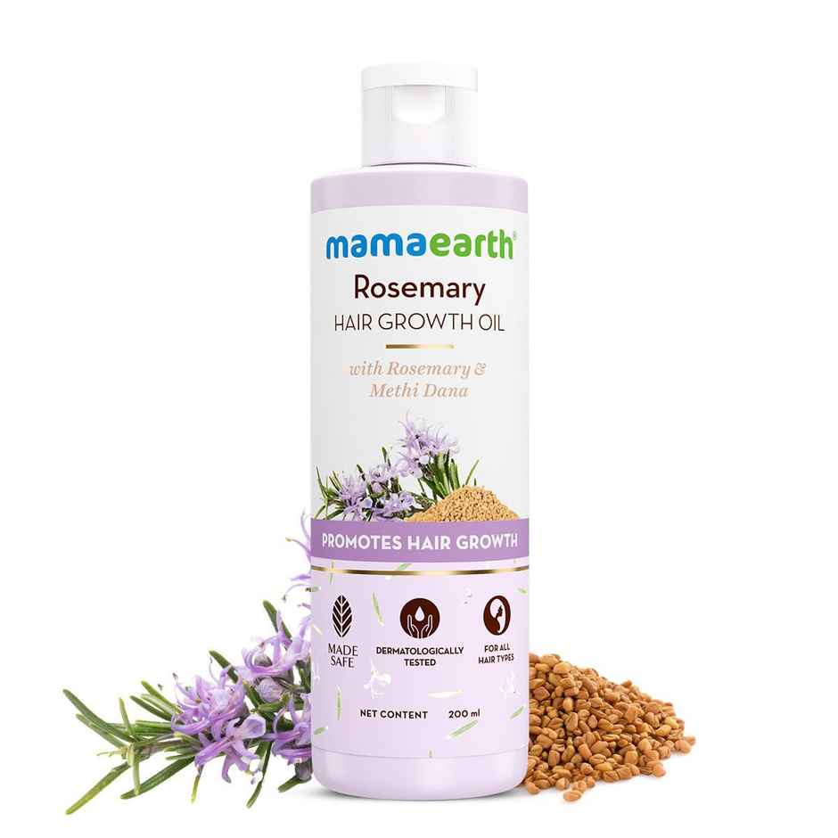 Mamaearth Rosemary Anti Hair Fall Shampoo (250ml) & Mamaearth Rosemary Anti-Hair Fall Conditioner (250ml) & Mamaearth Rosemary Hair Growth Oil With Rosemary & Methi Dana For Promoting Hair Growth Hair Oil (200ml) Combo