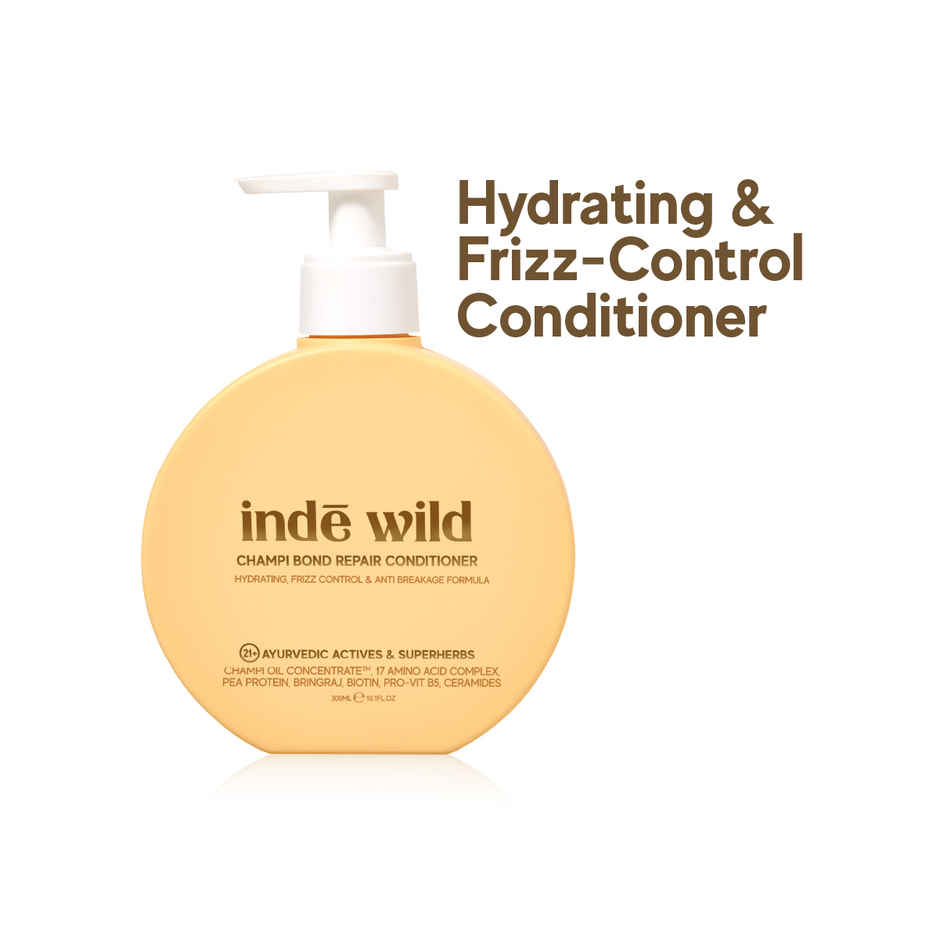 inde wild Champi Bond Repair Conditioner - Hydrating, Frizz Control & Anti Breakage Formula