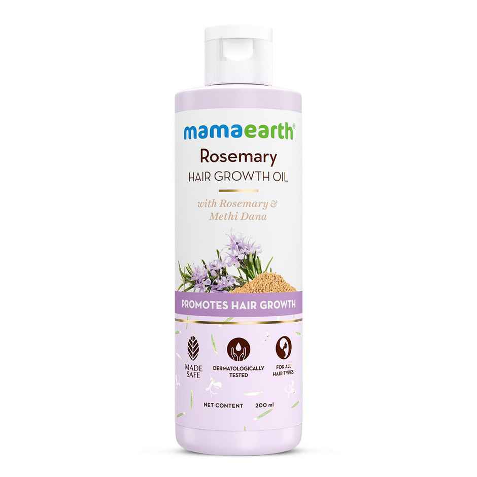 Mamaearth Rosemary Anti Hair Fall Shampoo (250ml) & Mamaearth Rosemary Anti-Hair Fall Conditioner (250ml) & Mamaearth Rosemary Hair Growth Oil With Rosemary & Methi Dana For Promoting Hair Growth Hair Oil (200ml) Combo