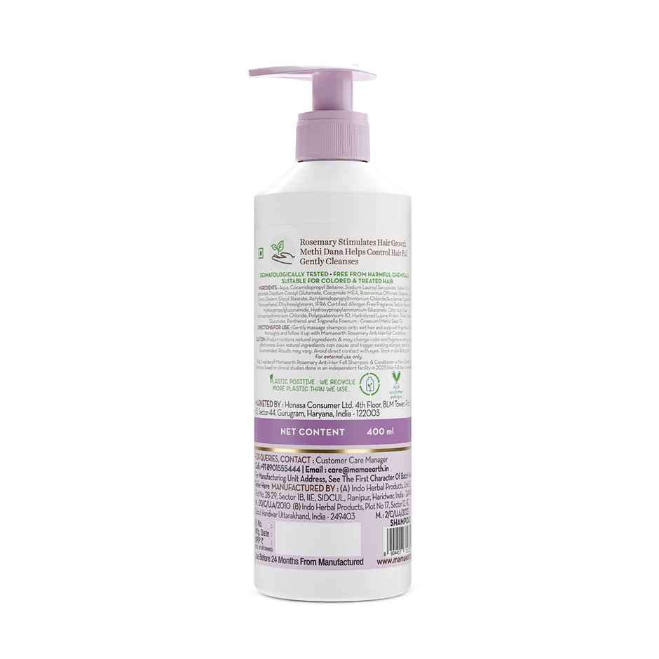 Mamaearth Rosemary Anti-Hair Fall Shampoo With Rosemary & Methi Dana