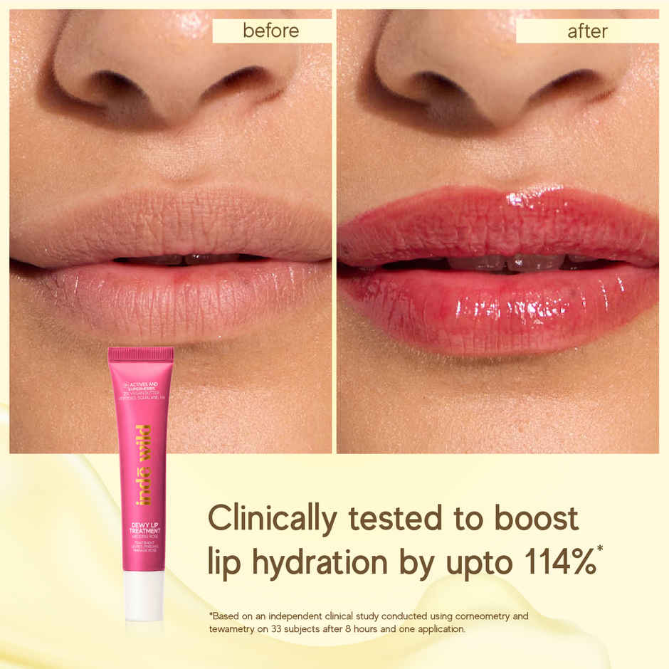 inde Wild Dewy Lip Treatment - Wedding Rose