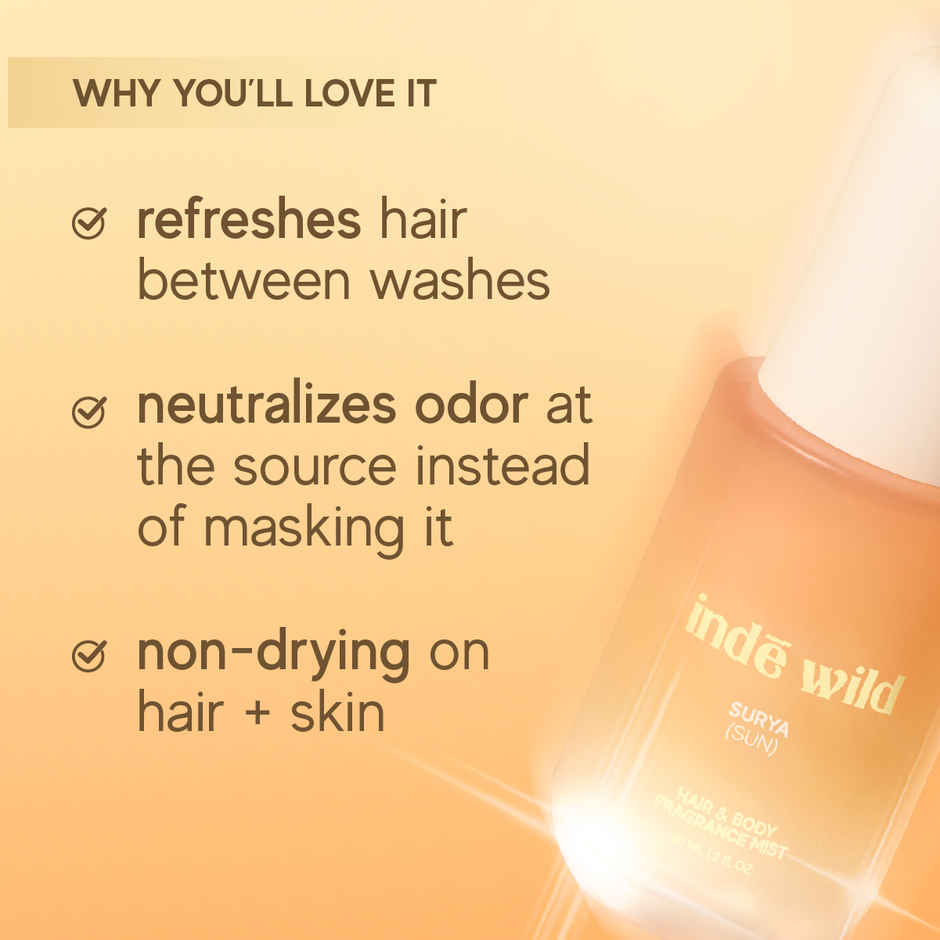 inde wild Surya Sun Hair and Body Fragrance Mist