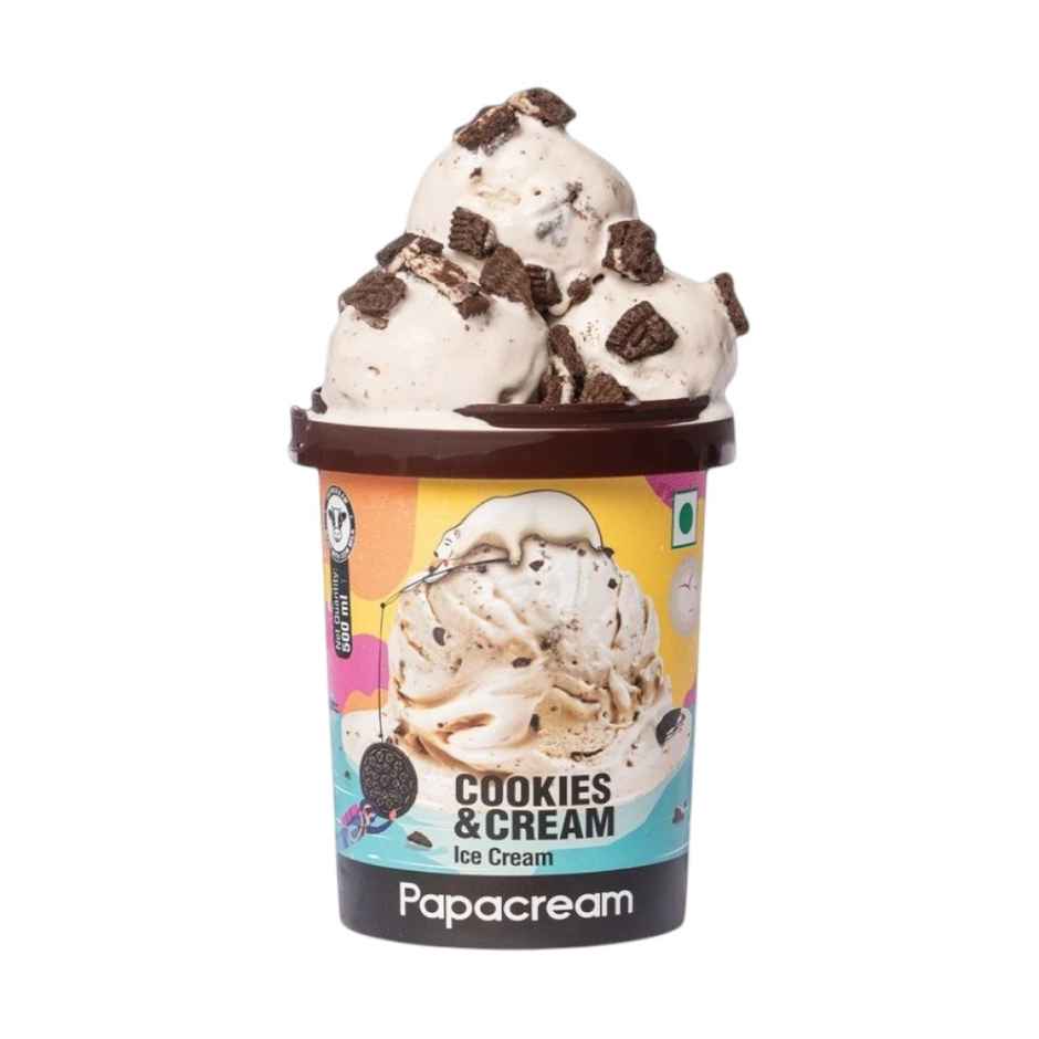 Papacream Cookies & Cream Ice Cream