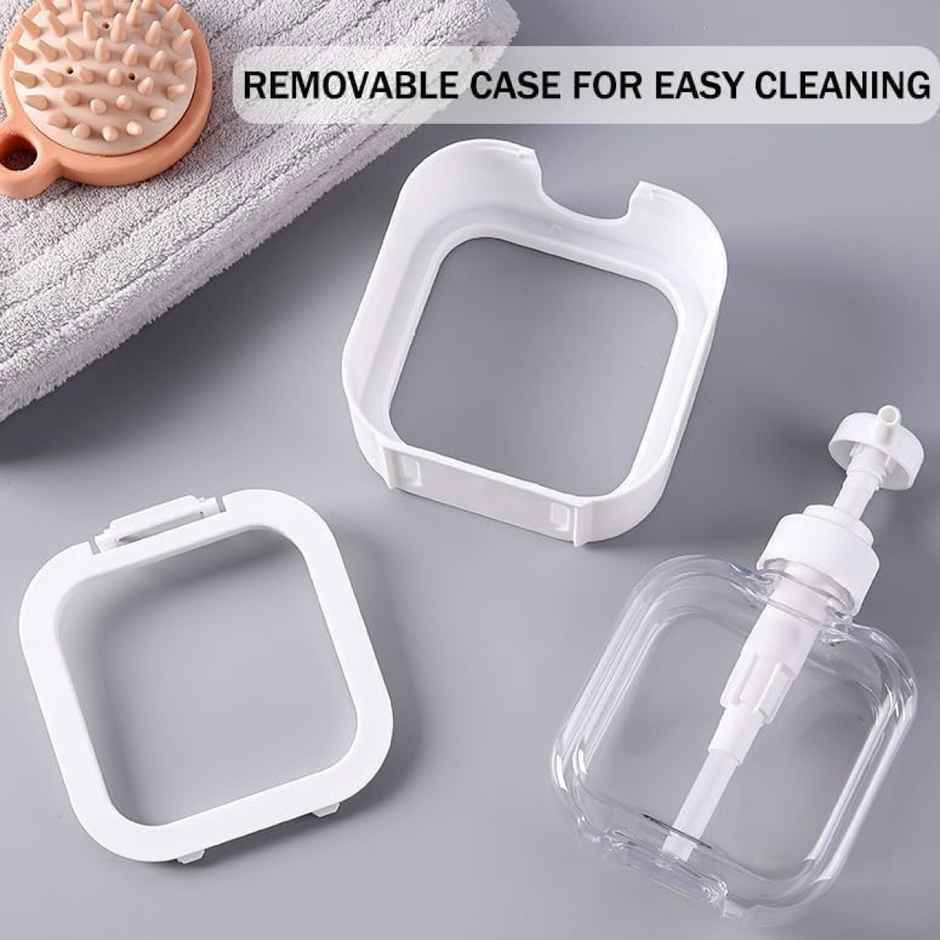 Perpetual Handwash Soap Dispenser | Refillable ABS Plastic for Bathroom & Kitchen (White)