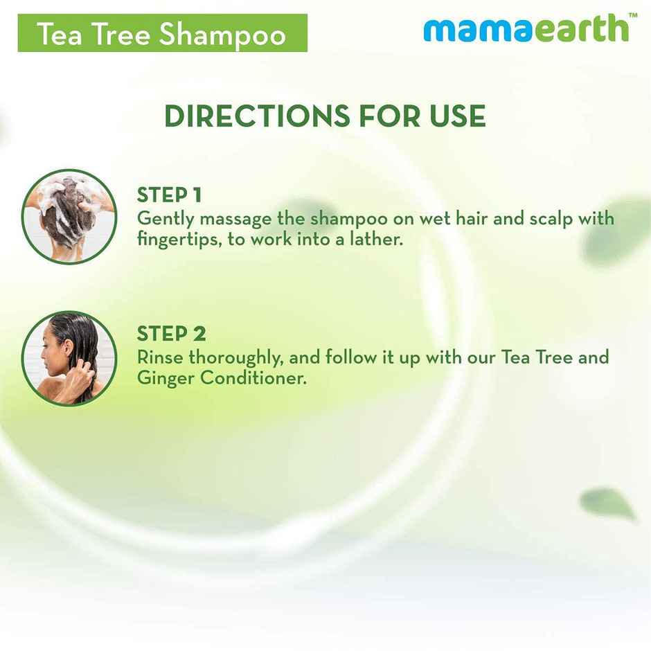 Mamaearth Tea Tree Anti Dandruff Shampoo With Ginger Oil