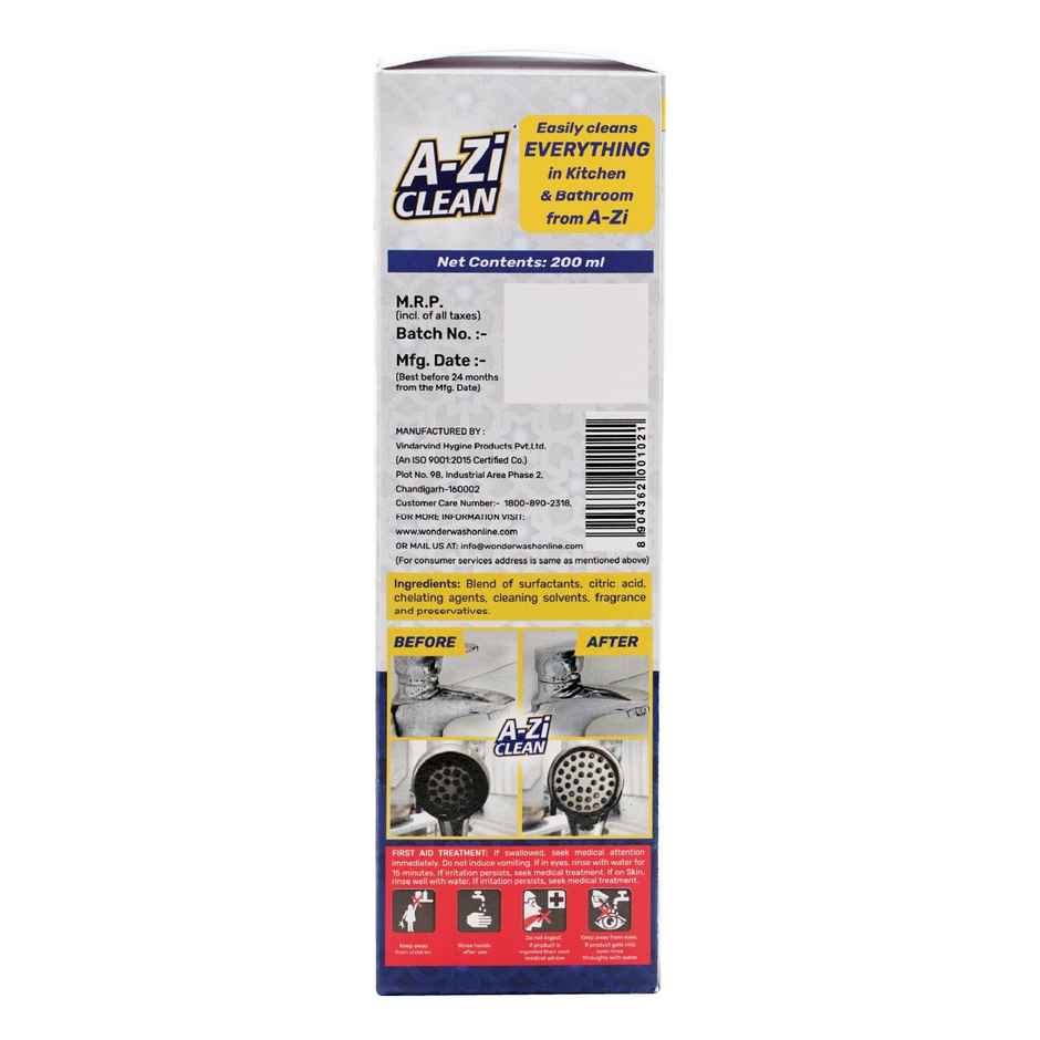 A-Zi Tap Cleaner | All-Purpose Bathroom And Kitchen Cleaner Spray