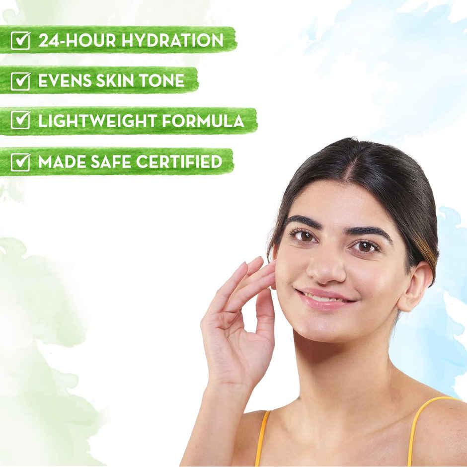 Mamaearth Rice Gel Face Moisturizer With Rice Water & Niacinamide For Glass Skin