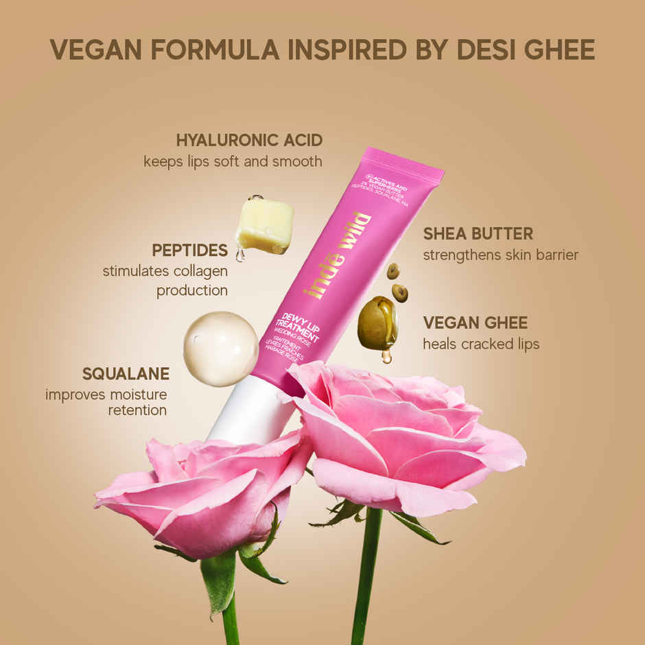 inde wild Dewy Lip Treatment - Wedding Rose | 15 ml