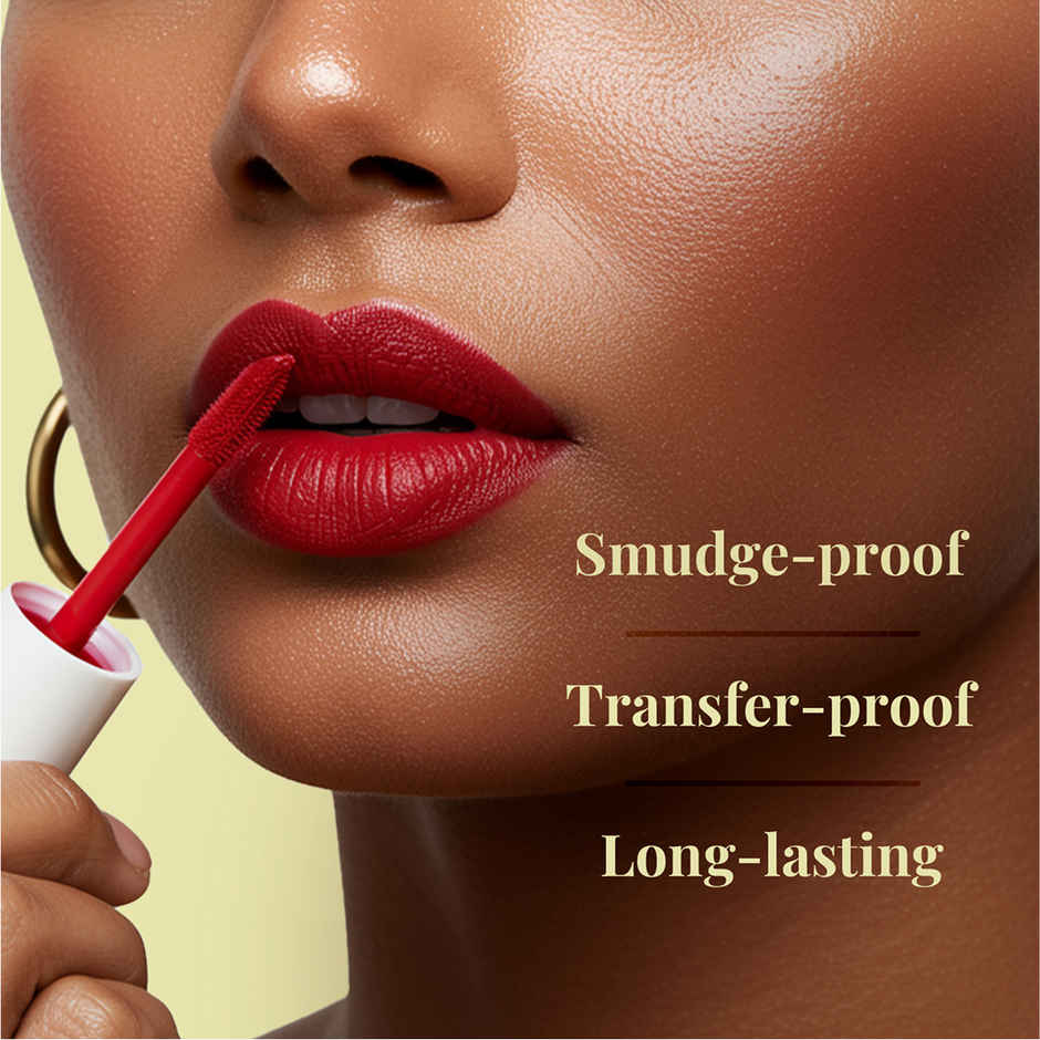 Just Herbs Enriched Liquid Lipstick Kit | Set Of 5 | Deeps And Red